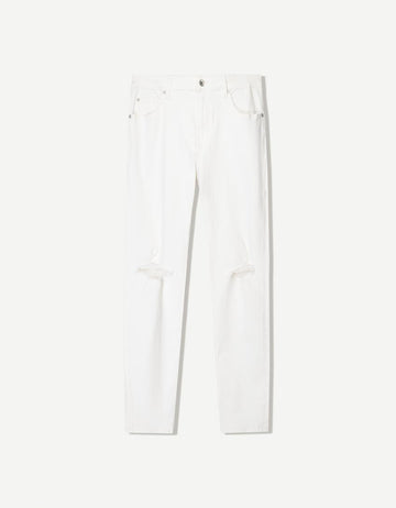 Bershka Calças Skinng Jeans Branca
