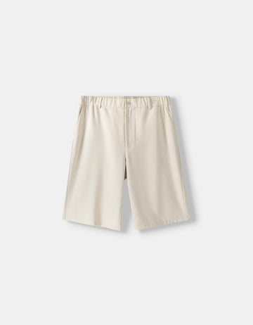 Bershka Calções Tailoring Fit Larga