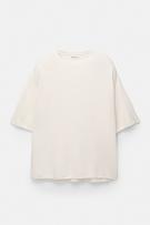 Pull&bear T-shirt De Estrutura Waffle Branco