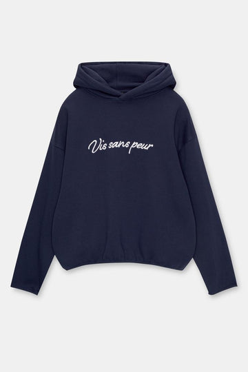 Pull&bear Hoodie Com Mensagem Sans Peur