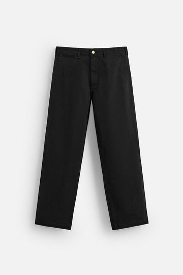 Zara Calças Chinos Relaxed Fit Preta