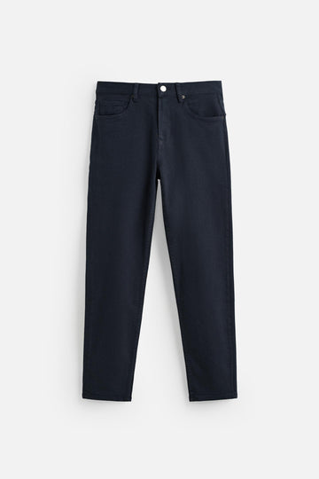 Zara Calças Jeans Slim Fit Azul Marinho