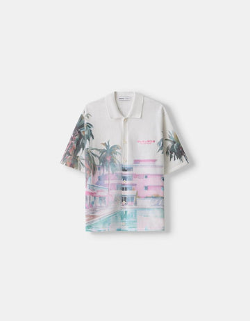 Bershka Camisa Com Estampa Paradiso