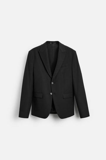 Zara Blazer Slim Fit Preto