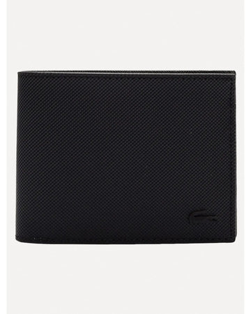 Lacoste Carteira Com Logo Preta