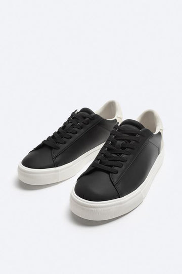 Zara Sapatilhas Casuais Em Contraste