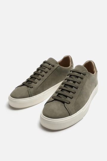 Zara Sapatilhas Minimalistas Verde