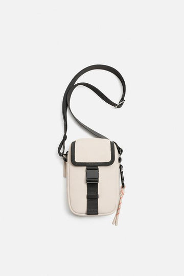 Zara Mala Tiracolo Com Pespentos Cinzento medio