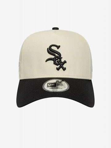 New Era Chapéu Chigado Sox Bege Preto