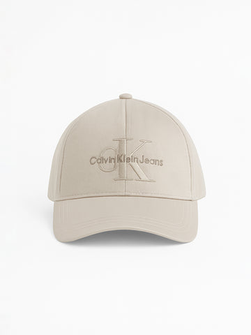 Calvin Klein Chapéu Com Logo Creme