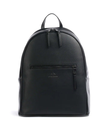 Armani Mochila De Couro Sintético Preto