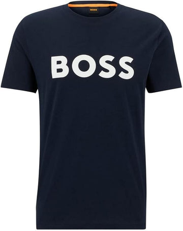 Boss T-Shirt De Logo Azul Marinho