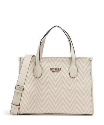 Guess Bolsa De Tecido Creme