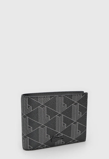 Lacoste Carteira Monogram Preta