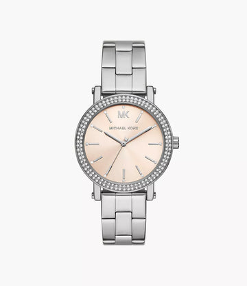 Michael Kors Relógio De Três Ponteiros Em Aço Inoxidável
