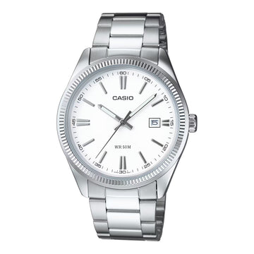 Casio Relógio De Fundo Branco