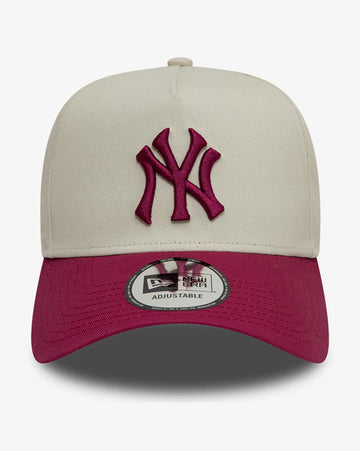 New Era Chapéu Yankees Branco Rosa
