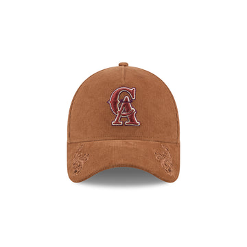 New Era Chapéu California Angels Cord Castanho