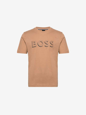 Boss T-Shirt De Logo Bege