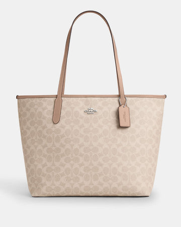 Coach Bolsa Tote City Cream