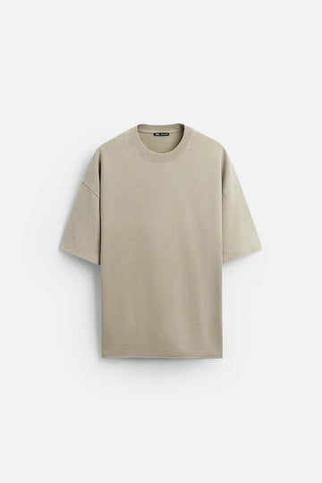Zara Sweatshirt Oversized Com Lavagem