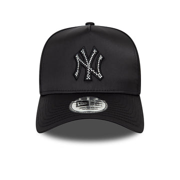 New Era Chapéu New York Yankees MLB Satin Rhinestone Preto