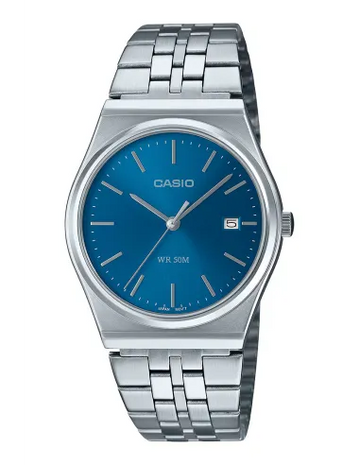 Casio Relógio unissex De Fundo Azul Escuro