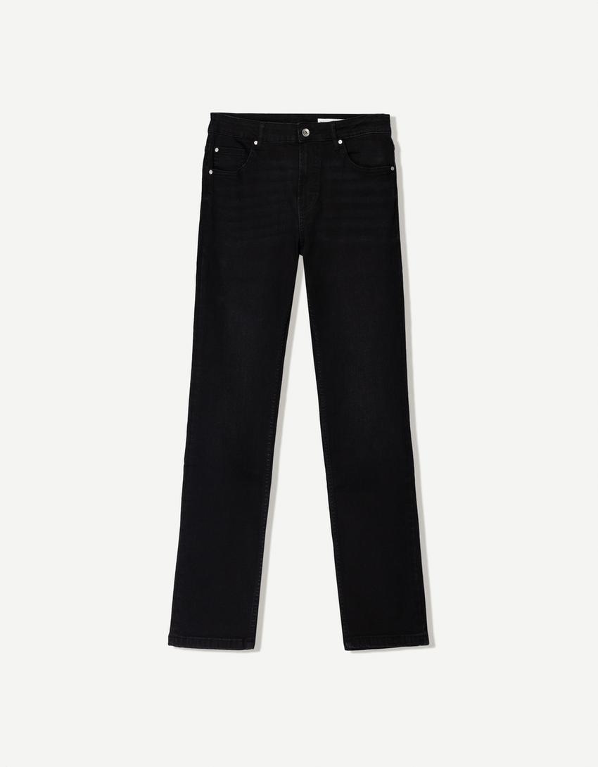 Bershka Calças Skinng Jeans Preta