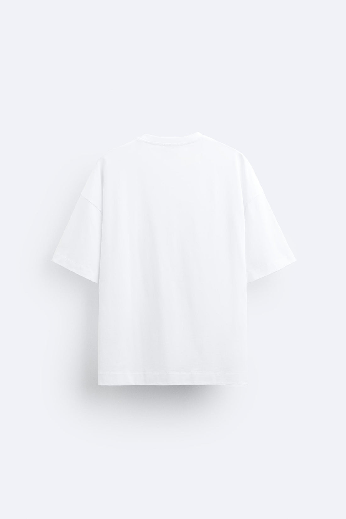 Zara T-Shirt Bordada Branca