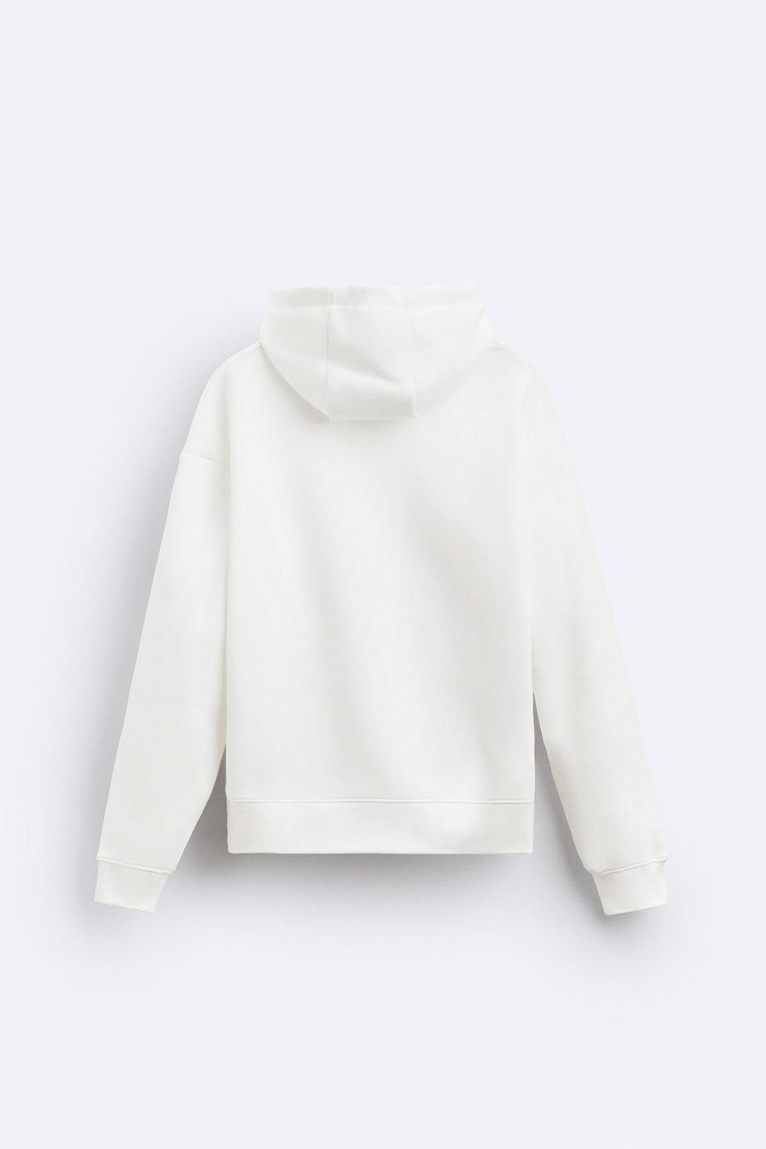 Zara Hoodie Simples Branca