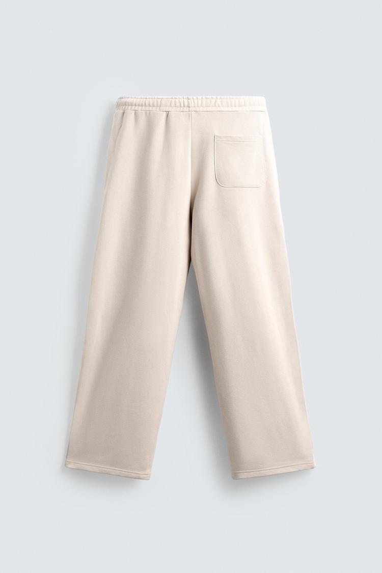 Zara Calças Jogger Relax Fit Básicas