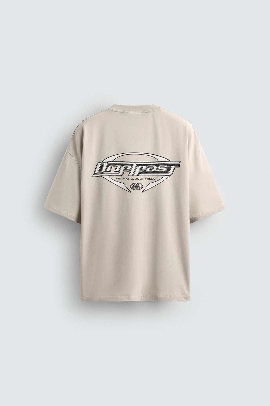 T-shirt Com Gráficos Lavado