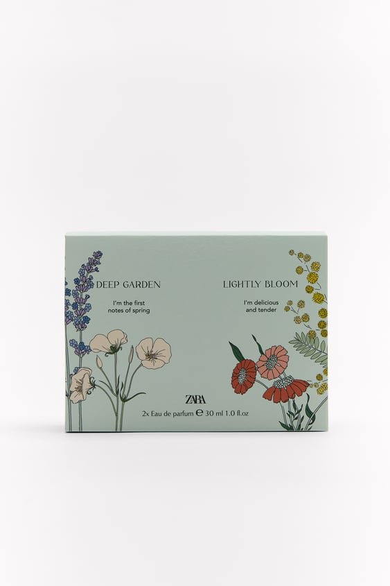 Zara Perfume Deep Garden + Lightly Bloom 30ML