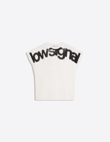 Bershka T-shirt Manga Cava Grafico Branco