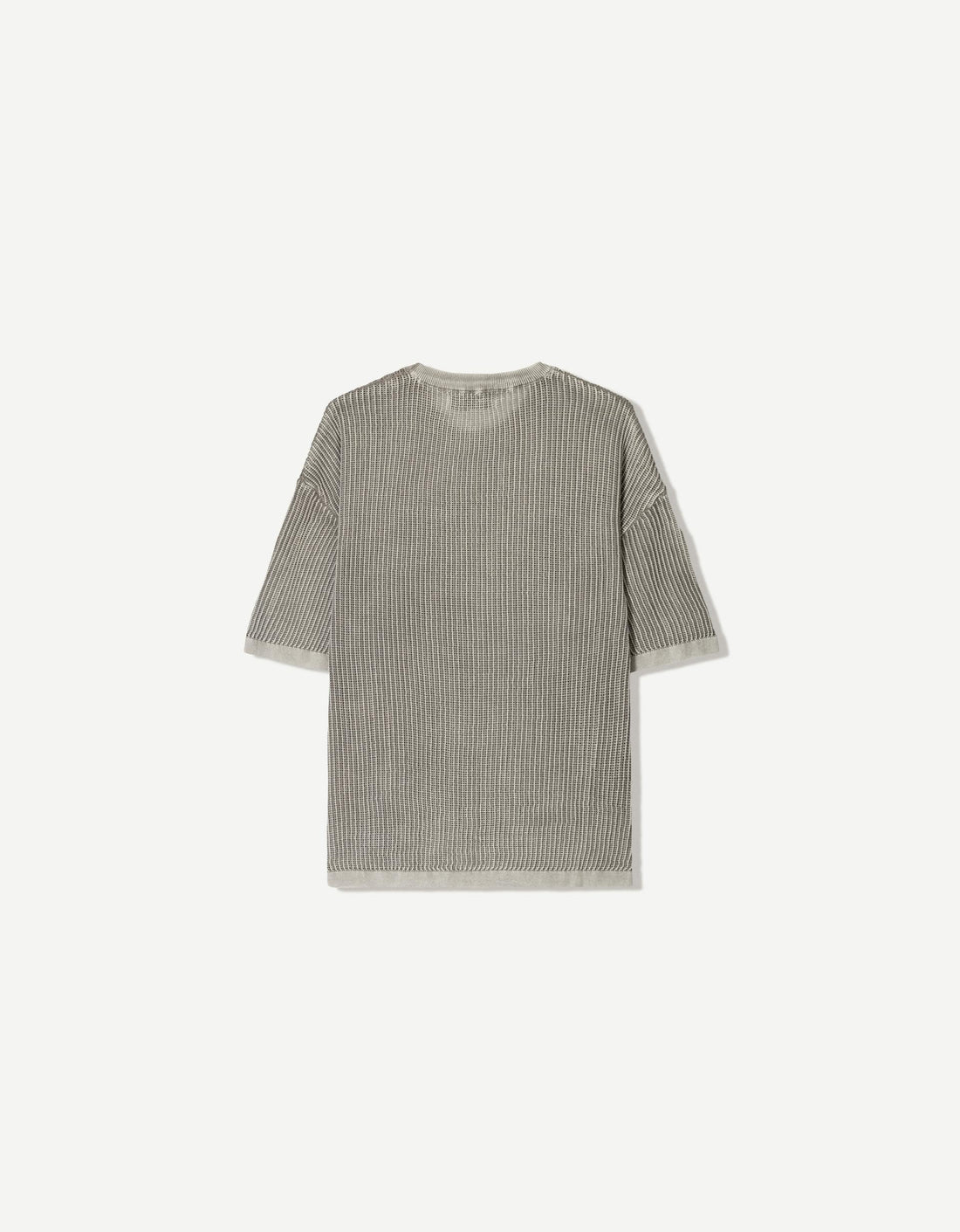 Bershka T-shirt com mesh Cinza