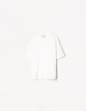 Bershka T-shirt De Manga Curta De Felpa Branca