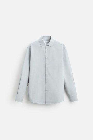 Zara Camisa Easy Care Azul-Noite