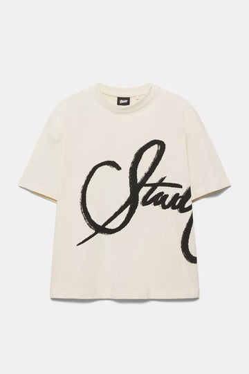 Pull&Bear T-shirt Grafitti Branco Gasto