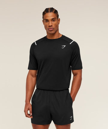 Gymshark T-Shirt Arrival Contrast Preta