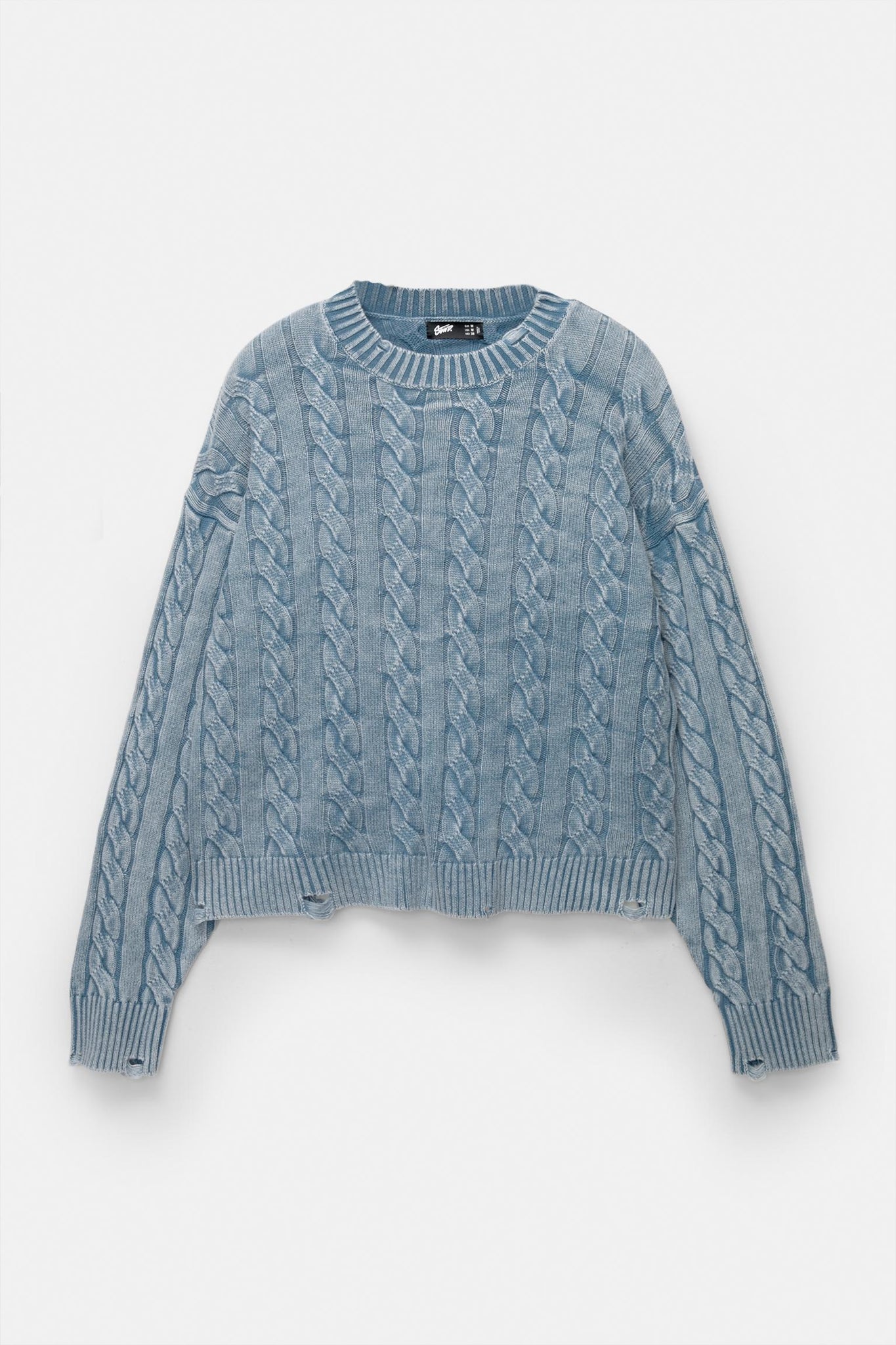 Pull&bear Blusão De Malha STWD Azul