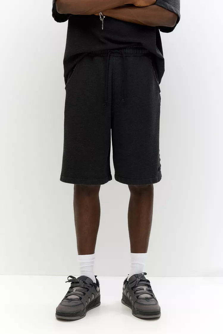 Pull&bear Calções Bermuda  Jogger SWTD Preto
