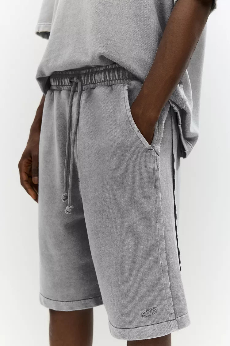 Pull&bear Calções Bermuda  Jogger SWTD Cinza