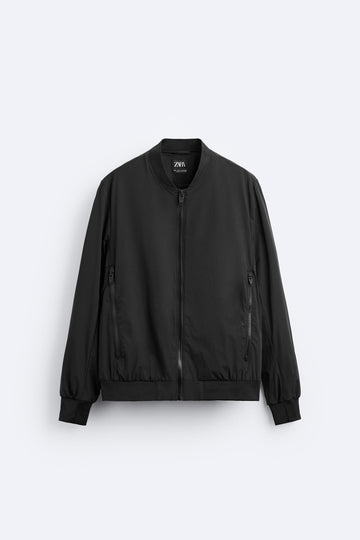 Zara Bomber Acolchoado Preto