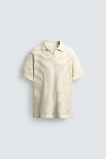 Zara Polo Com Estrutura Branca