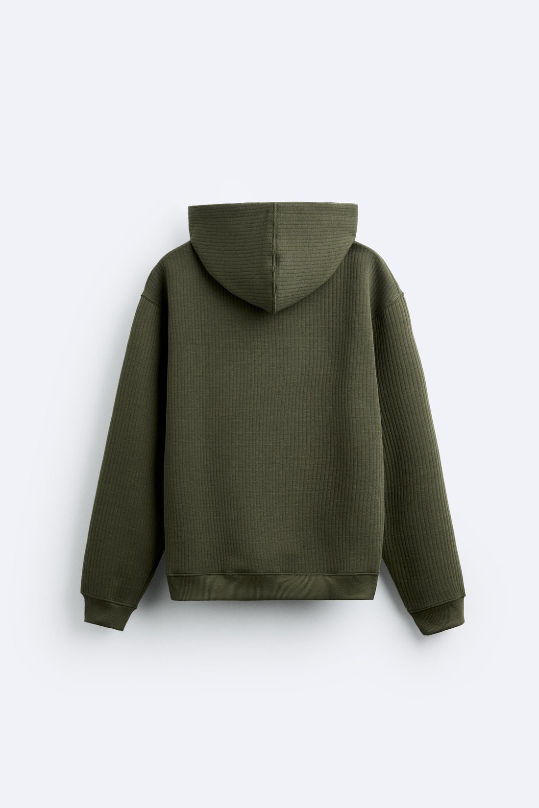 Zara Hoodie De Estrutura Verde