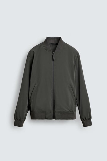Zara Casaco Bomber Técnico Preto