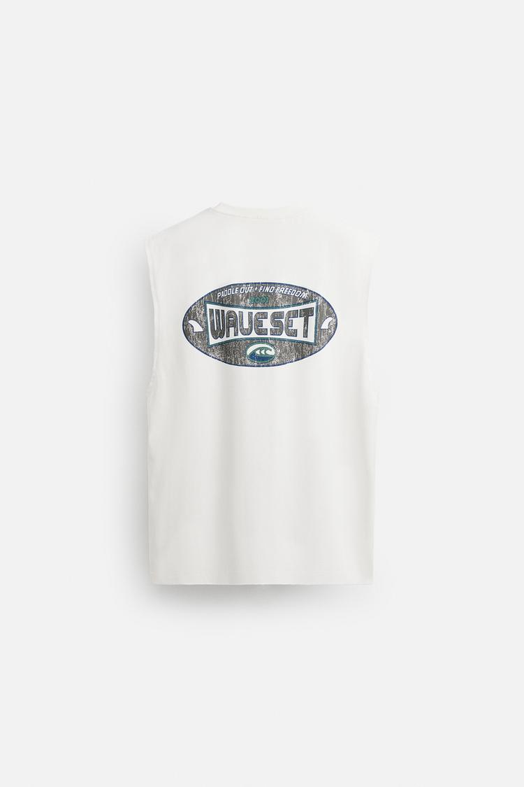 Zara Manga Cava Com Padroes Lavados