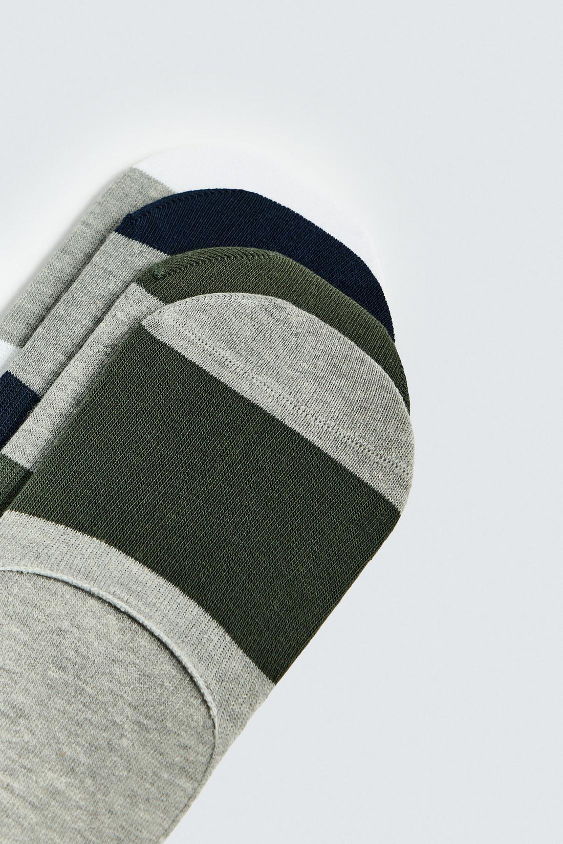 ZARA MEIAS STILETTOS LISTRADAS PACK DE 4