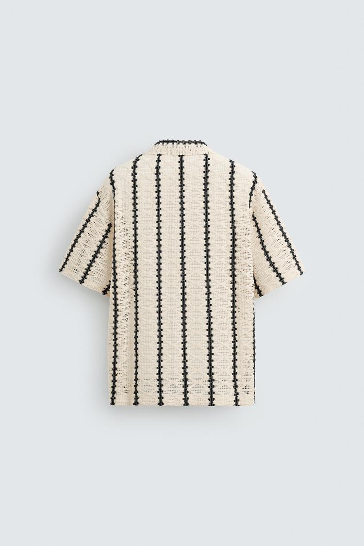 Zara Camisa De Estrutura Croché