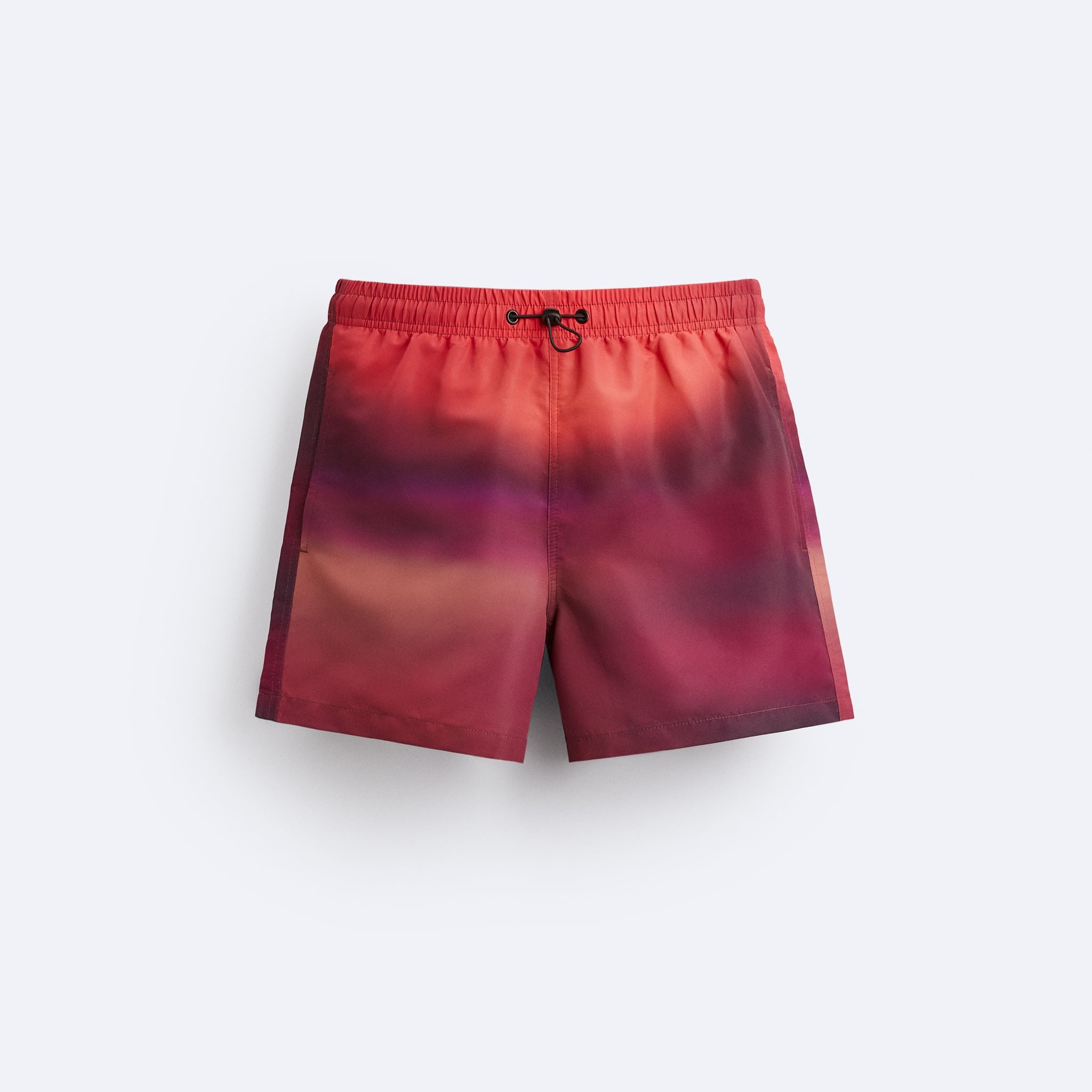 Zara Calções De Banho Com Estampa Tie Dye